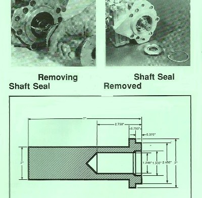 Sundstrand M46 Shaft Seal Removal