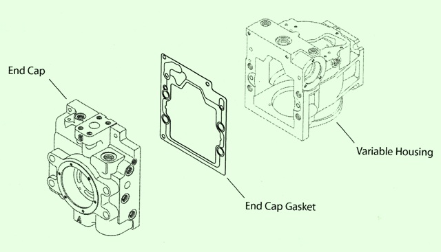 Sundstrand Sauer Danfoss Series 90 End Cap Gasket Change