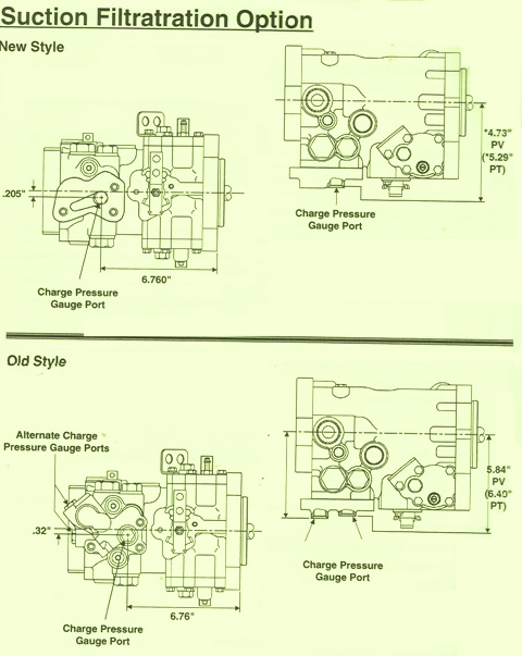 Sundstrand Sauer Danfoss Series 40 Suction Filtration Option