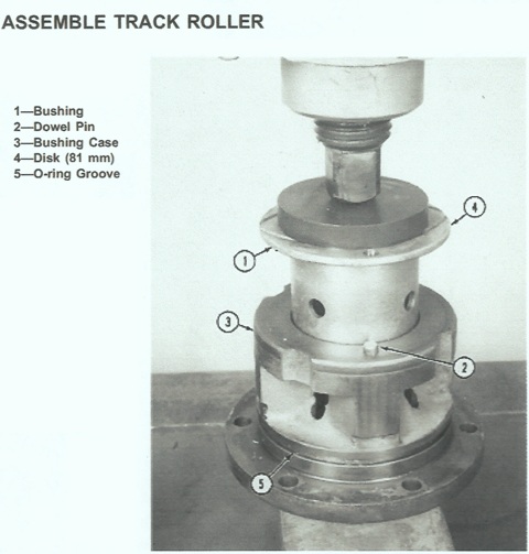 John Deere Crawler 755B Track Roller