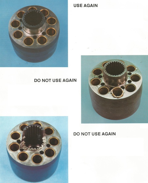 Sundstrand Sauer Danfoss Series 20 Good & Bad Cylinder Blocks